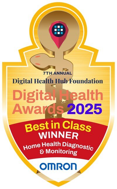 OMRON Healthcare Wins Best in Class for AI-Powered Blood Pressure Monitors at Digital Health Awards